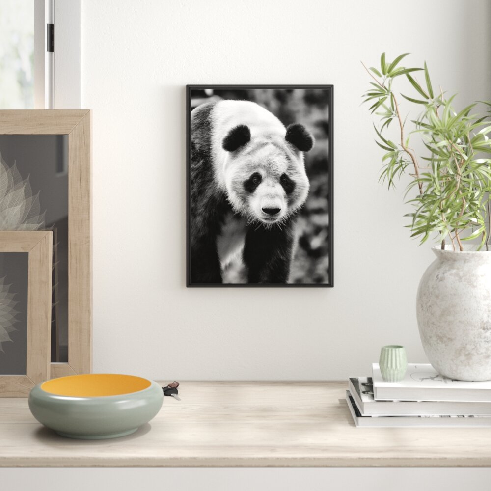 Gerahmtes Wandbild großer Pandabär