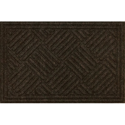 Smartt Non-Slip Geometric Indoor / Outdoor Doormat