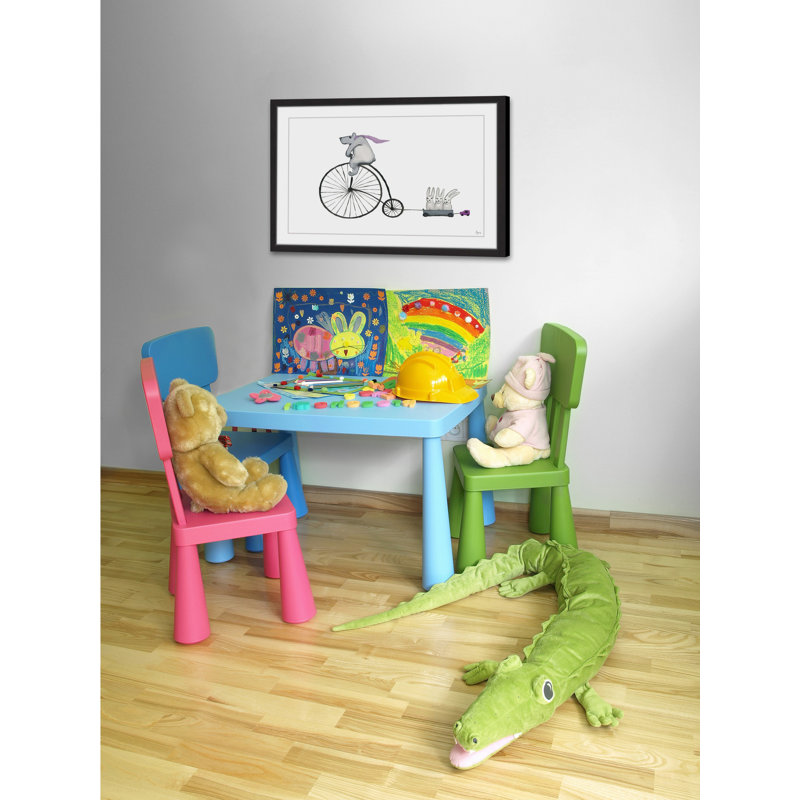 «Family Travels», reproduction encadrée, H 12 po x l 18 po x P 1,5 po