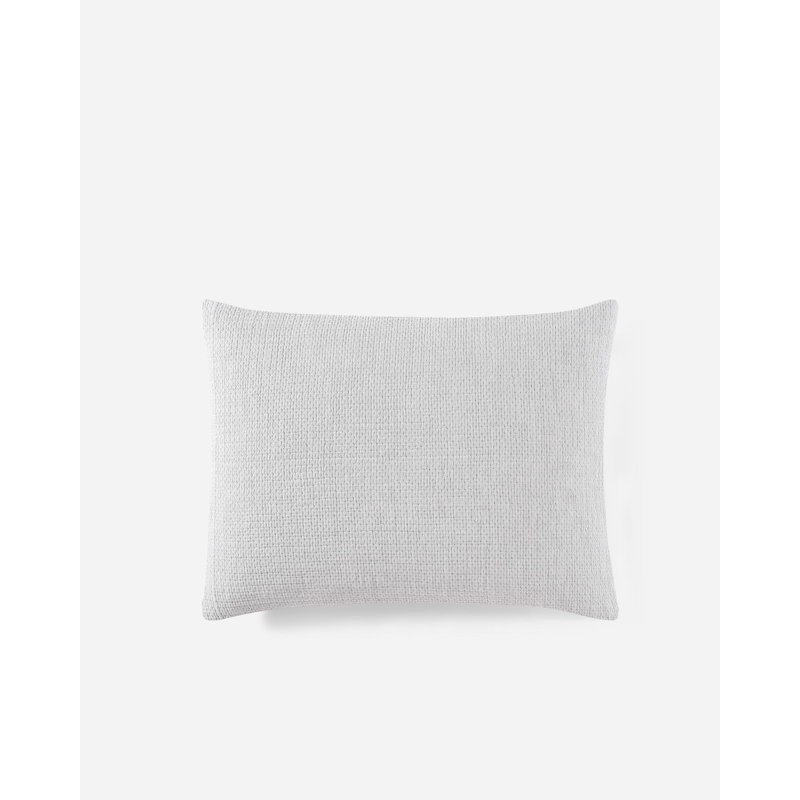 Muslin Cotton Sham Set, Standard, Fog