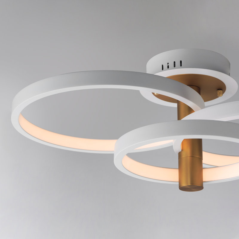 Hoopla-Semi-Flush Mount