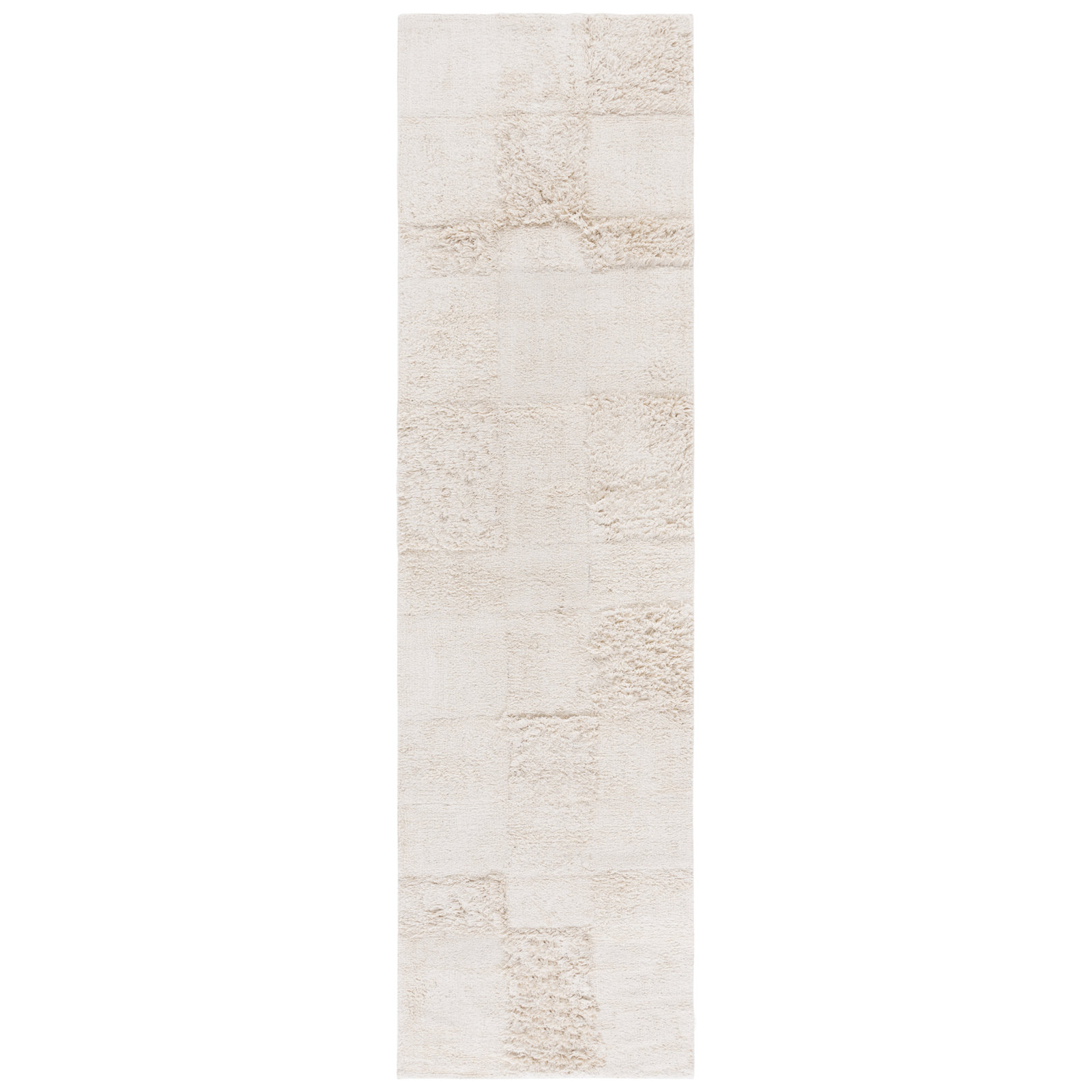 Easy Care 225 Hand Tufted Recycled Cotton Machine Washable Geometric Indoor Use Only Rug, Runner 2'3" x 9'