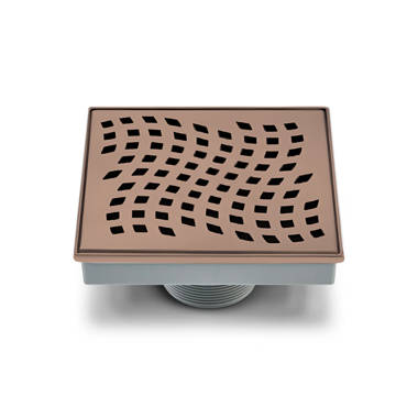 HEATGENE HB-DN6S Tile-In Shower Drain Finish: Brush