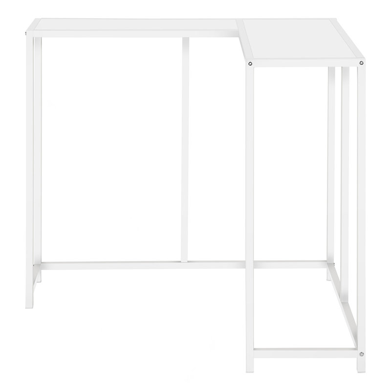 36'' Console Table, White, White
