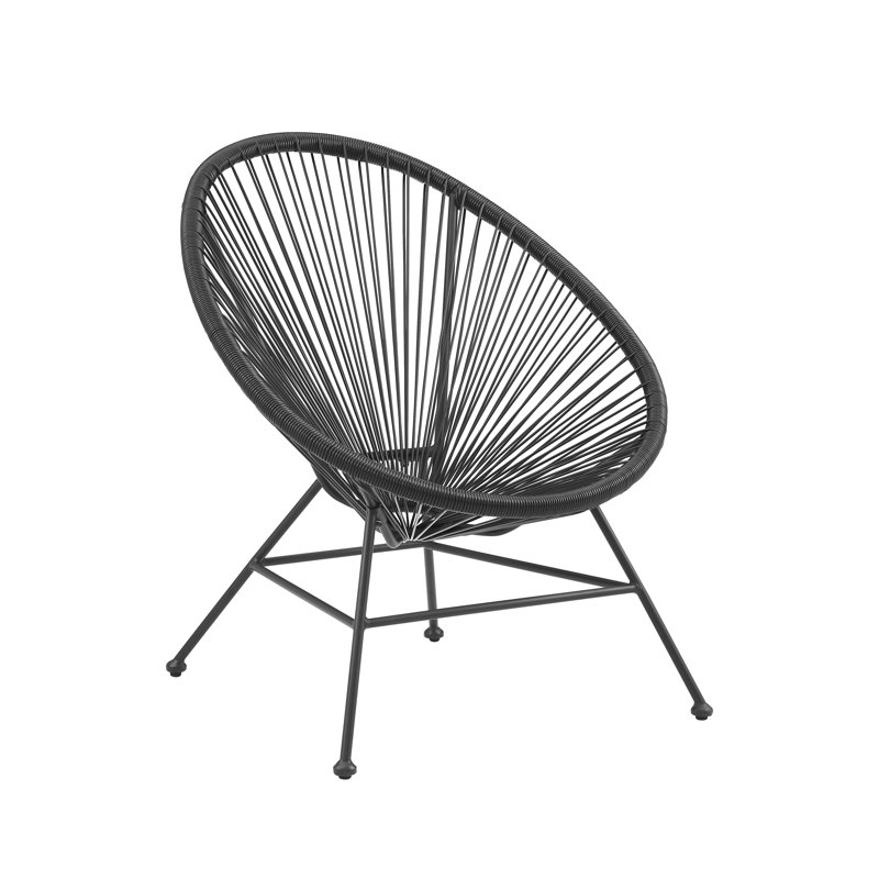 Chaise de patio , Noir, noir, noir, noir