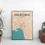 Melbourne City Map - No Frame Print-1069776533