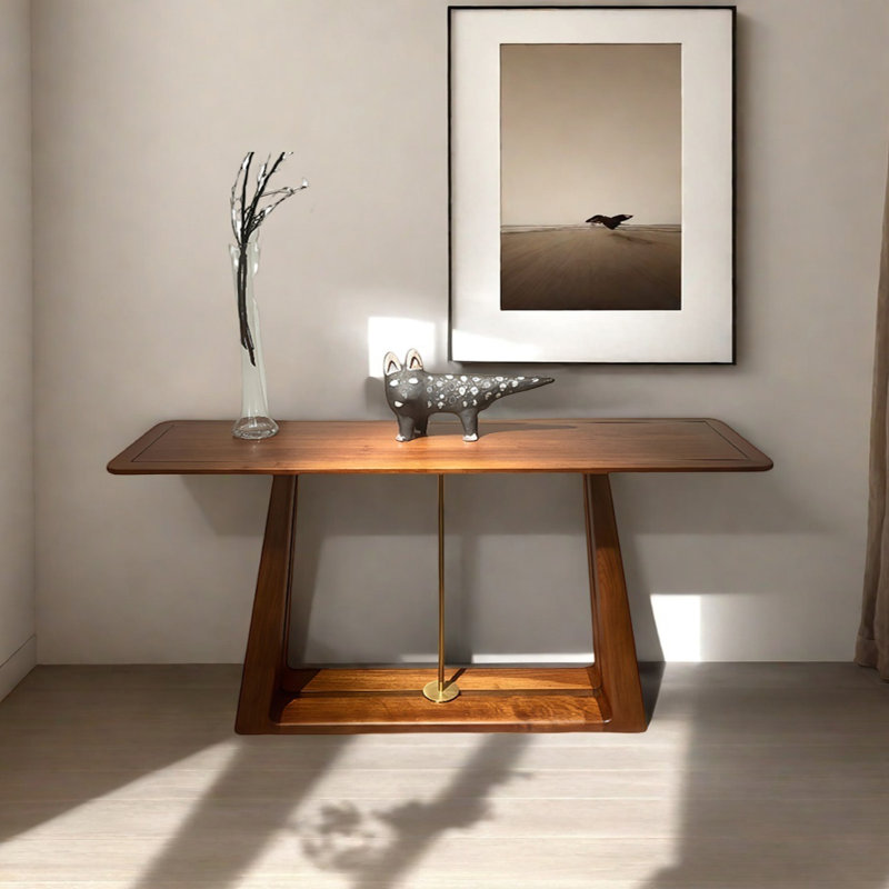 Modern Minimalist Console Table, 35.43" H x 70.87" W x 15.75" D