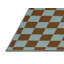 Machine Washable Checkered Grey Area Rug-672482347