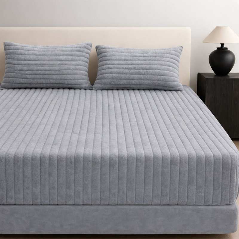 Fitted Sheet, Grey