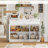 Breege 47.2"W Modern Sideboard Buffet Cabinet with Adjustable Shelf, Wood Storage Cabinet For Kitchen, Dining Room, Living Room, White-1823701233
