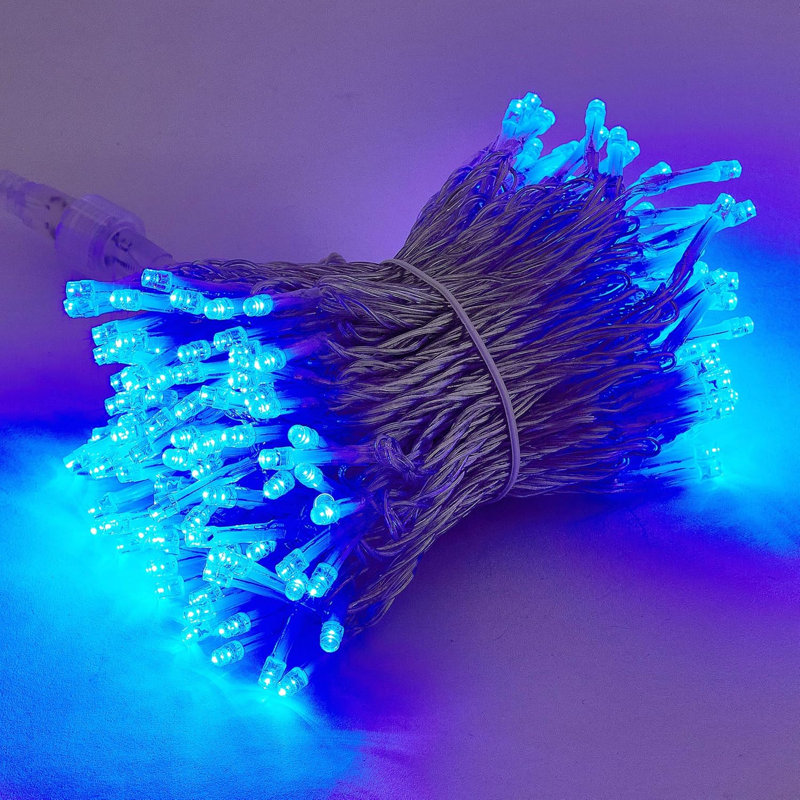  200Ct LED USB String Lights - 66Ft, Blue, Indoor/Outdoor