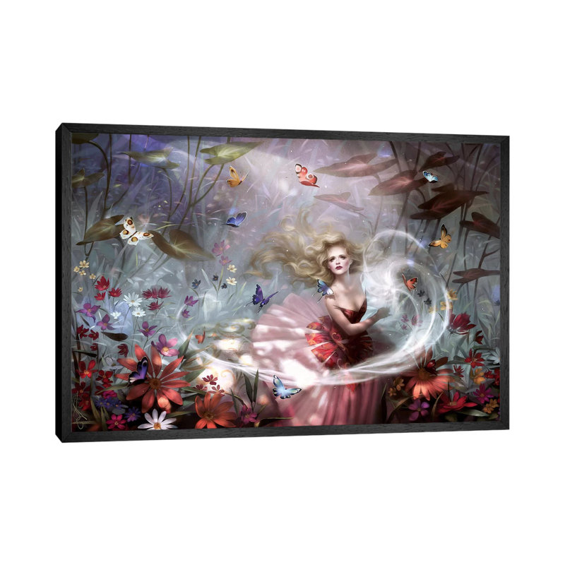Make A Wish by Melanie Delon - Print on Canvas, Black Framed, 66.04 cm H x 45.72 cm W