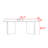Medieval-style rectangular solid wood dining table-25390396