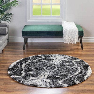 Tapis ikat gris Mitzy