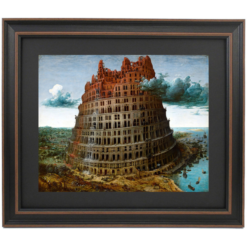 La «petite» tour par Peter Bruegel l'Ancien, H 21 po x l 24 po