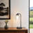 Prismatic 1-Light Desk Lamp - Black
