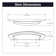 Velocity Kitchen Cabinet Handles, Solid Core Drawer Pulls for Cabinet Doors, 3" & 3-3/4" (96mm)