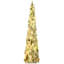 Arbre de Noël artificiel de 7 pi avec 534 branches floquées et 350 lumières DEL chaudes et colorées, forme Downswept-118094919
