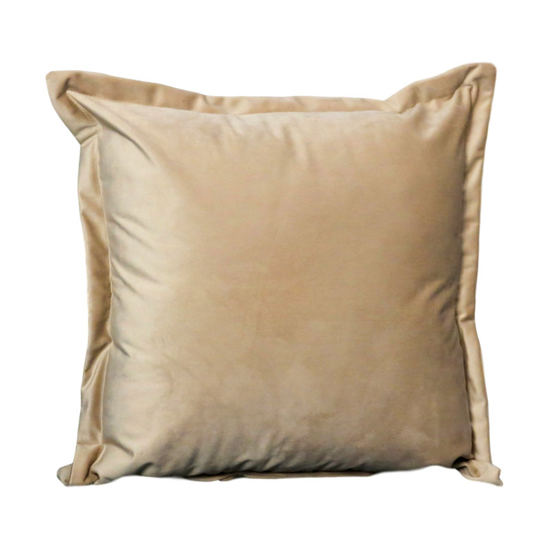 Malderen Square Throw Pillow Cover, Beige