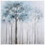 «Winter Forest 1 Textured Metallic» par Martin Edwards, reproduction d'art sur toile tendue