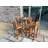 Padua Union Rustic Bar Set with Solid Wood Outer Material