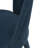 Neda Modern Velvet Upholstered Elm Wood Dining Side Chair in Midnight Blue-91028776