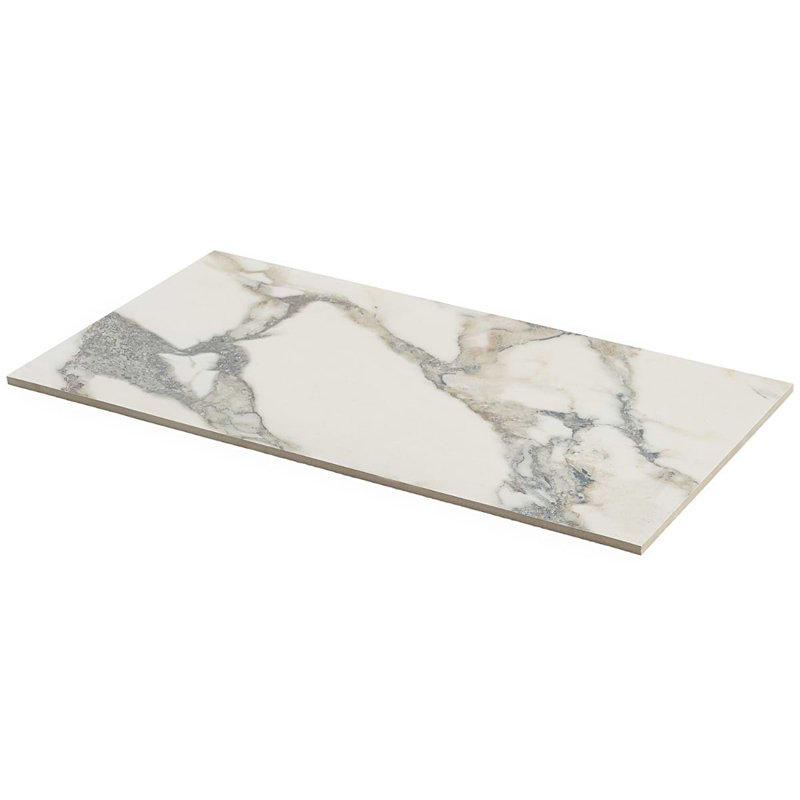 Dreamstone 12X24 Matte Porcelain Tile, Calacatta Rustico Matte