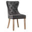 Fauteuil parsons capitonné en cuir capitonné Momordique-111594855