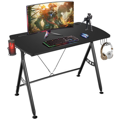 Adjustable Height Steel Computer Desk