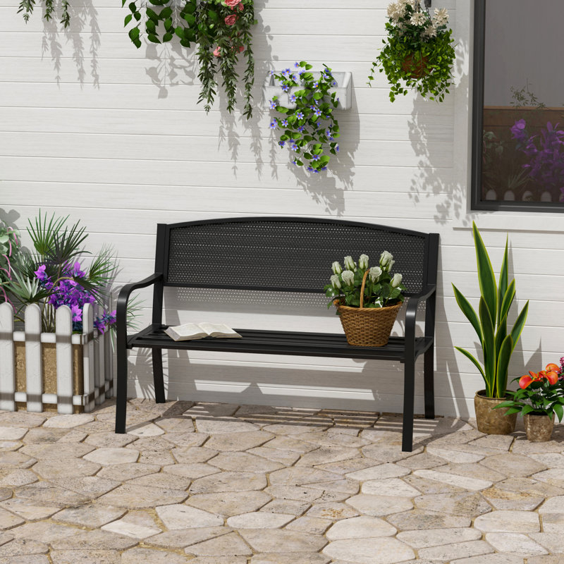 Metal Outdoor Bench