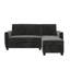 Andryshak 4 Seater Velvet Sofa & Chaise-415490751