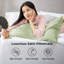 Ensemble de 2 taies d'oreiller en satin, 300 fils, sable gris, GentleSoft ™-359644283-359644247