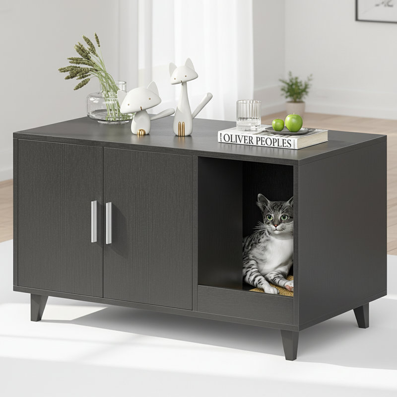 Meuble de litière pour chat Stary