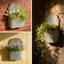 Jardinière murale vintage en métal pour plantes d'intérieur/extérieur, jardinière de style ferme pour plantes et fleurs artificielles, décoration d'automne-214017576