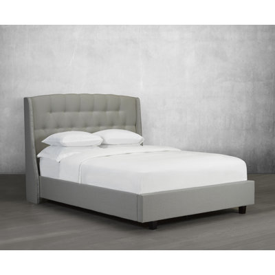 Lit plateforme tapissier Stonec chiffre