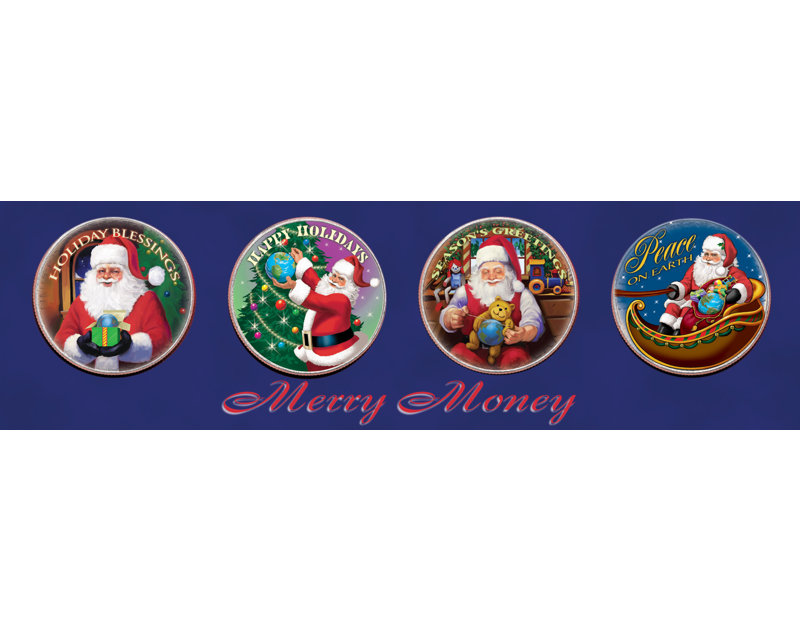 Pièces de noël merry money