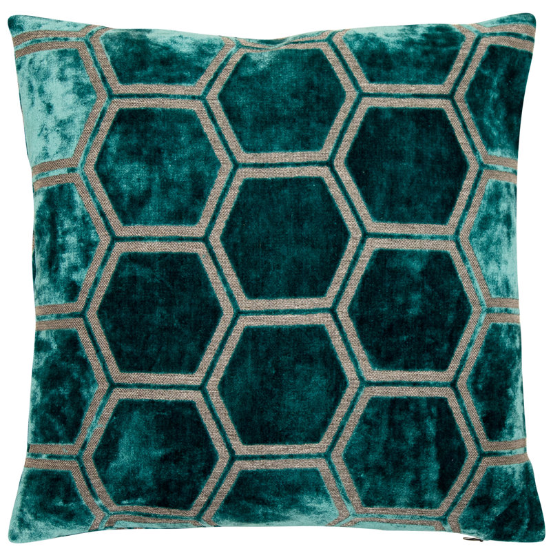 Sundown Geometric Square Cushion