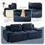 Canapé modulaire en L 82 po-1374706009