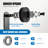 Black Rustic Classic Design Single Track Bypass Two Door Hardware Kit-99478685