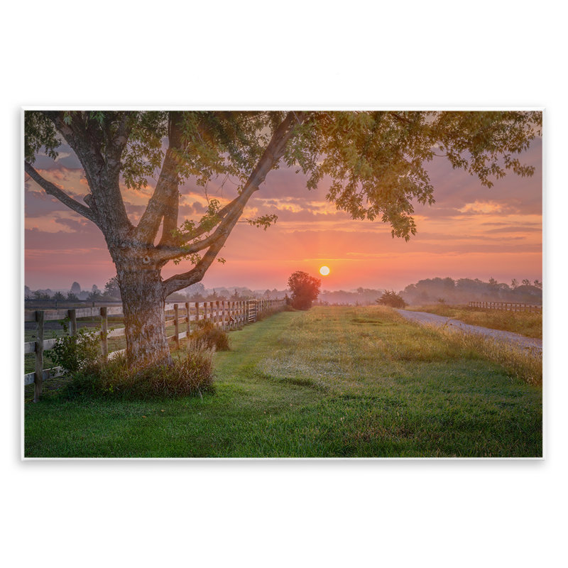 "Bold Sunrise in Countryside", art mural par Marty Hulsebos, H 13 po x l 19 po