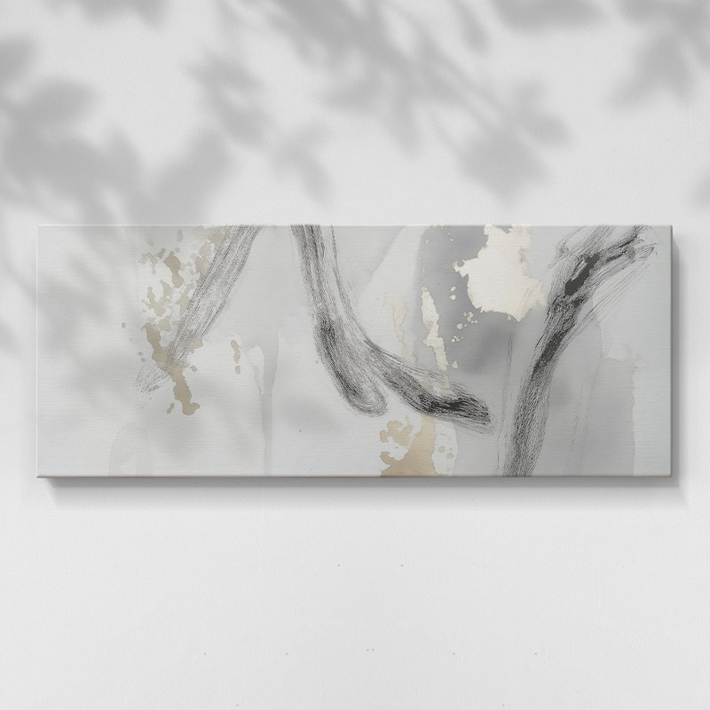 Abstrait Seris sur toile tendue 6 #, H 12 po x l 30 po