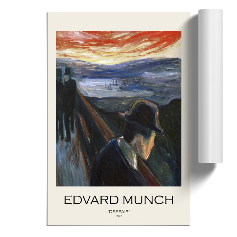 Despair Print by Edvard Munch - Frameless Print, 59cm H x 42cm W x 0.1cm D