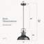 Luminaire suspendu 1 lumière Castillon-132223999