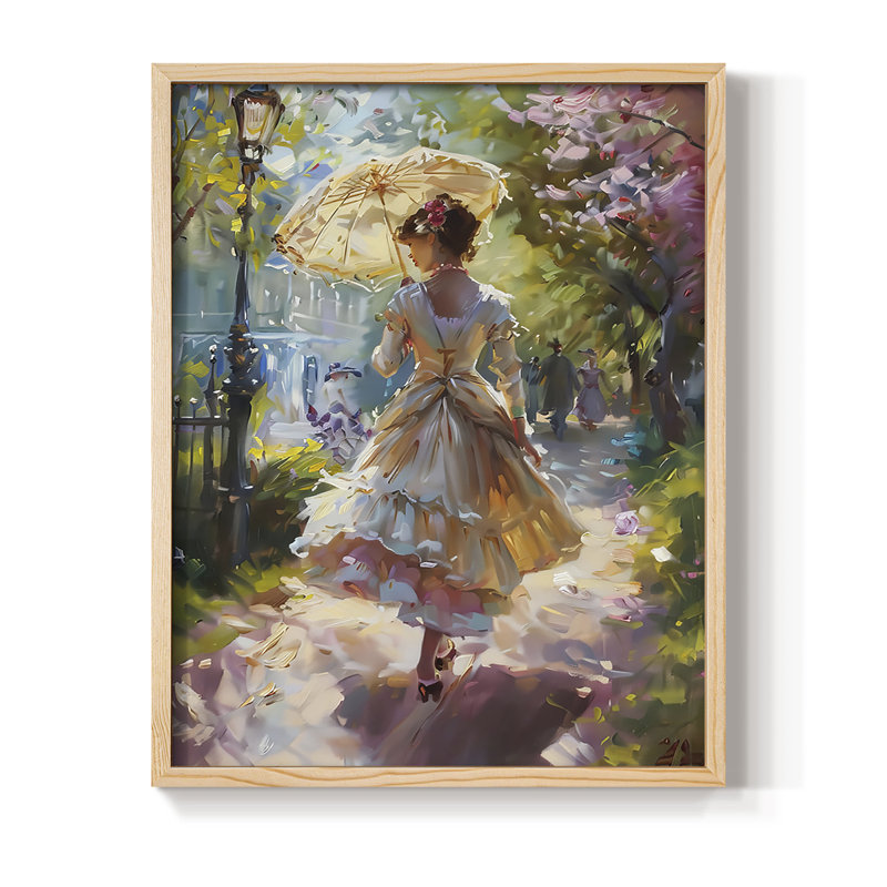 WOMEN Series DCL XXXVI, reproduction encadrée - bois massif, Naturel, H 30 po x l 24 po