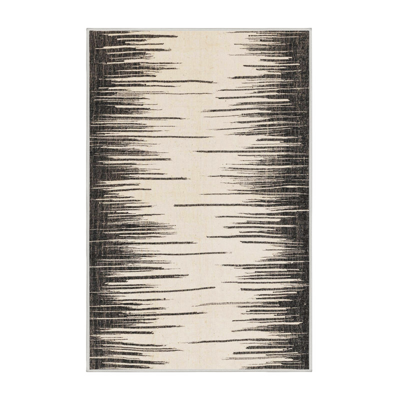 Gapspard Abstract Indoor Rug, Rectangle 5' x 8'