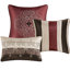 Ensemble de literie pour grand lit 7 pièces - très grand édredon rouge avec coussins décoratifs-117584369-117584370
