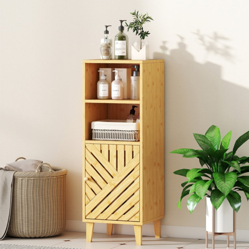 Bamboo Freestanding Bathroom Cabinet