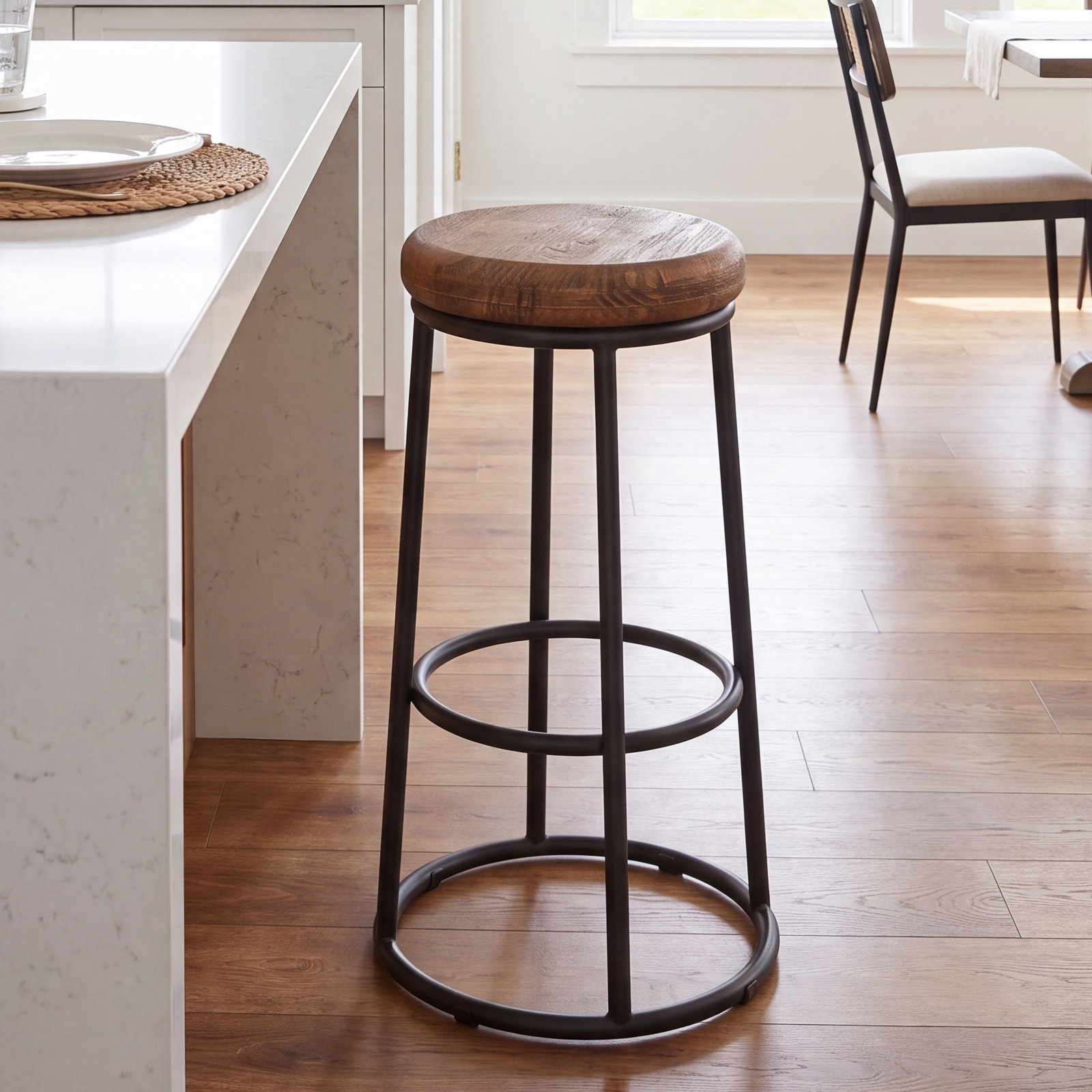 Caress Bar Stool, Brown, Bar Stool (30" Seat Height)