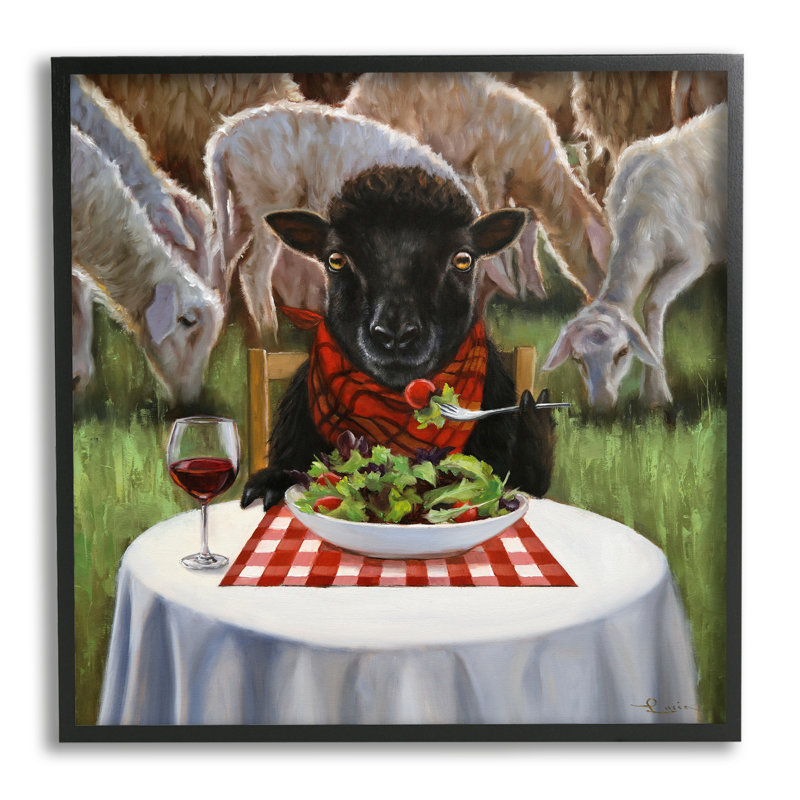 Art mural texturé et giclée par Lucia Heffernan_aq-540, Giclée encadrée noir minuit, H 24 po x l 24 po x P 1,5 po