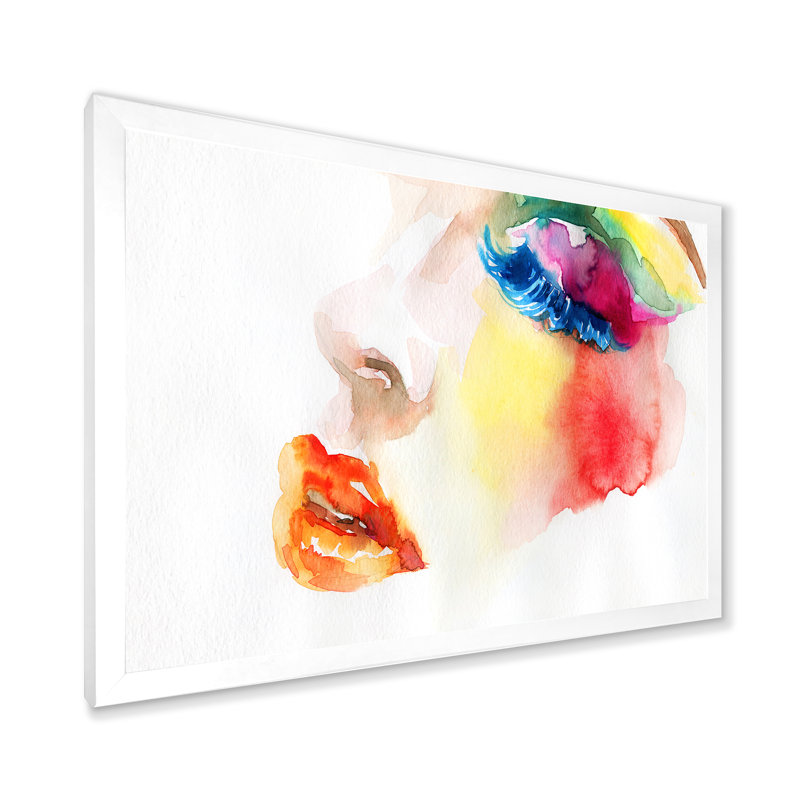 Art graphique sur toile Glam, Cadre photo blanc, H 36 po x l 24 po x P 1 po